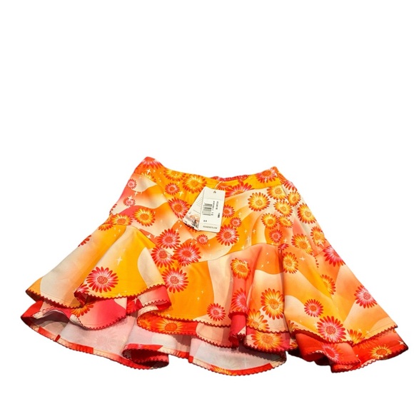 Agua Bendita NIXI Solaris multi mini skirt NWT S - Picture 2 of 4